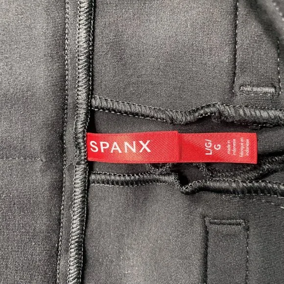 Spanx Classic Black Supersmooth Ankle Pants - Size Large - Rtl $148 - Picture 4 of 4